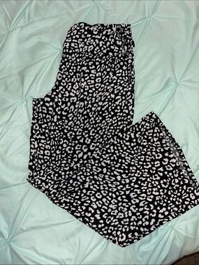 Leopard print lounge pants